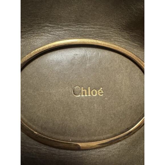 Chloe Brown Leather Victoria 2way Tote Bag Preowned - Picture 4 of 11